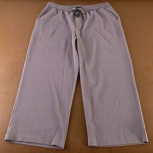 Boohoo MAN Men's 4XL Gray Textured Pocketed Drawstring Straight Leg Pants NWT